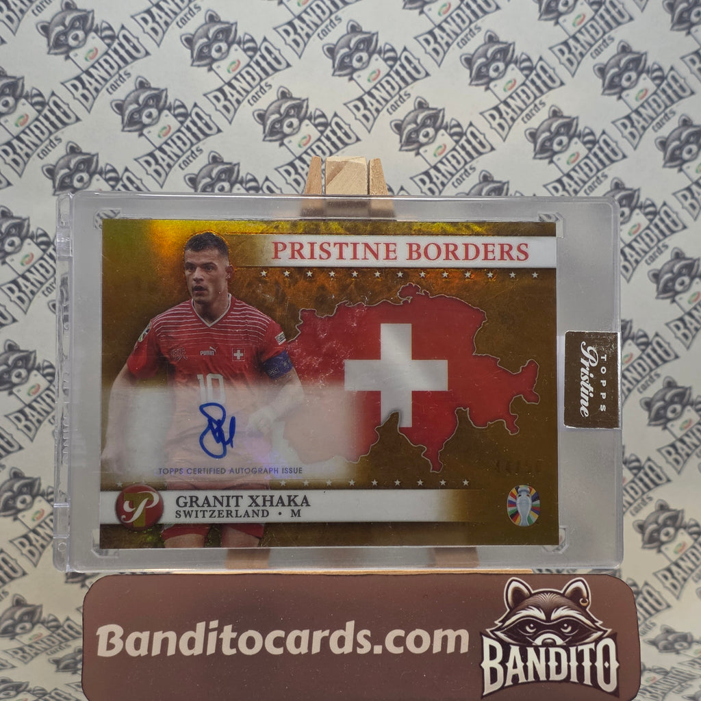 2023-24 Topps Pristine Borders Granit Xhaka auto /50 - Switzerland