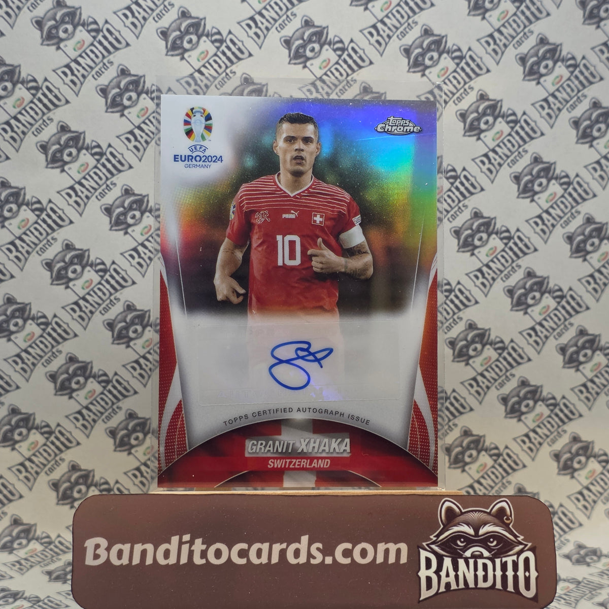 2023-24 Topps Chrome Granit Xhaka auto - Switzerland