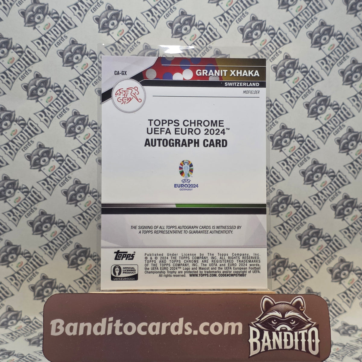 2023-24 Topps Chrome Granit Xhaka auto - Switzerland