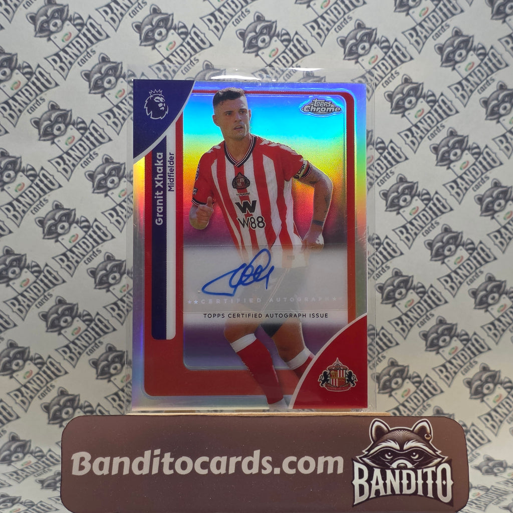 2026 Topps Chrome Premier League Granit Xhaka auto - Sunderland