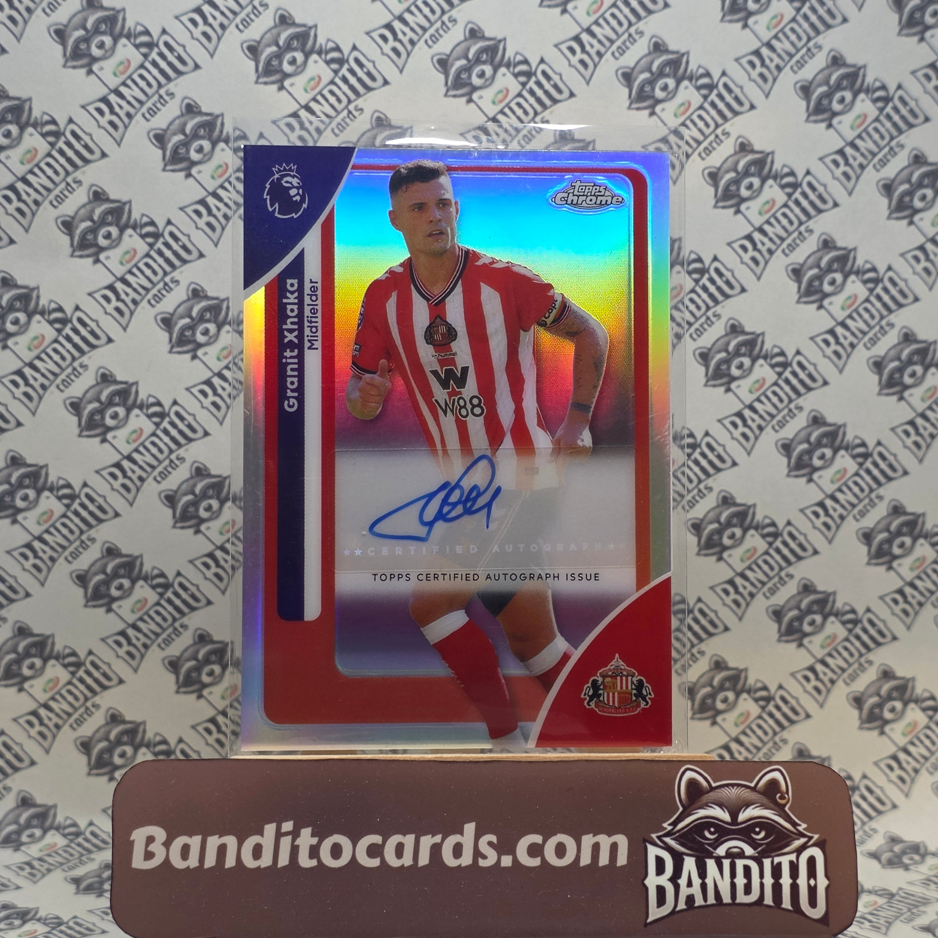 2026 Topps Chrome Premier League Granit Xhaka auto - Sunderland