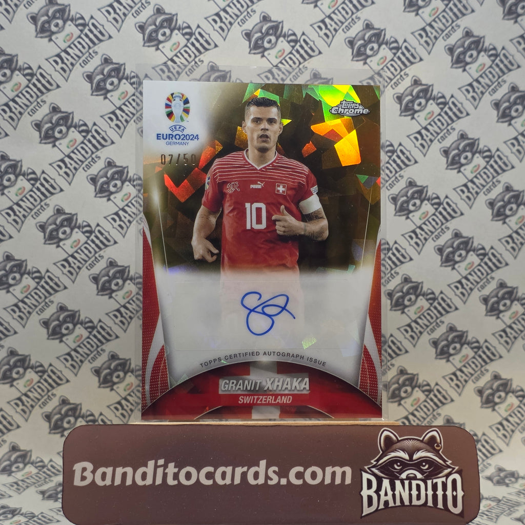 2023-24 Topps Chrome Granit Xhaka auto /50 - Switzerland