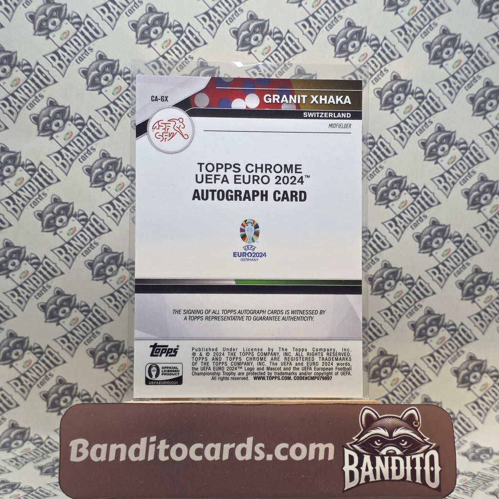 2023-24 Topps Chrome Granit Xhaka auto /50 - Switzerland