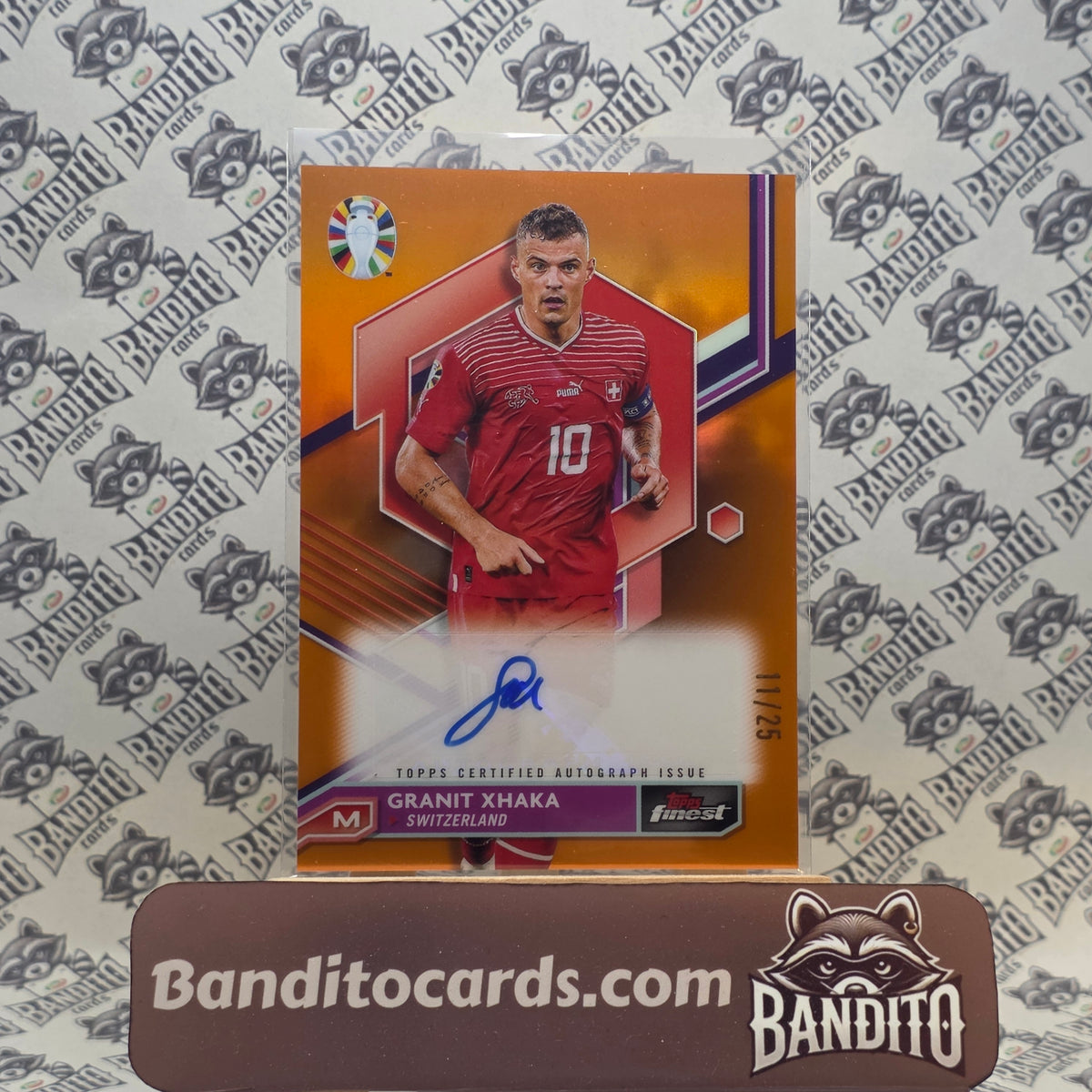 2023-24 Topps Finest Granit Xhaka auto /25 - Switzerland