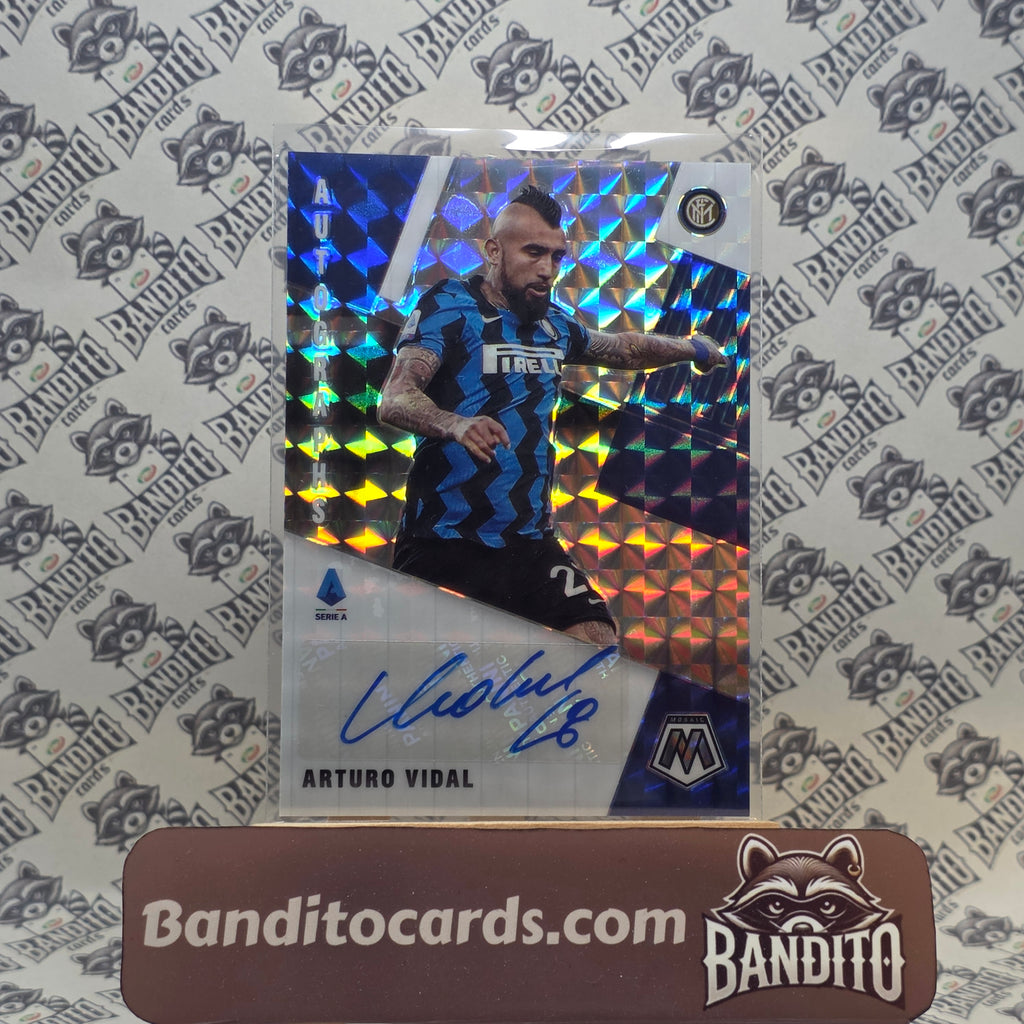 2020-21 Panini Mosaic Arturo Vidal auto - Inter