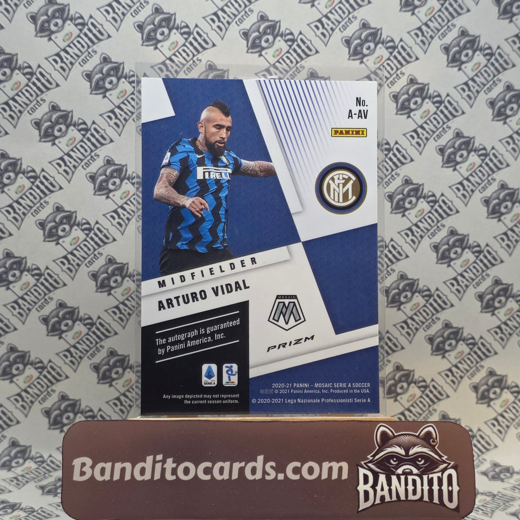 2020-21 Panini Mosaic Arturo Vidal auto - Inter