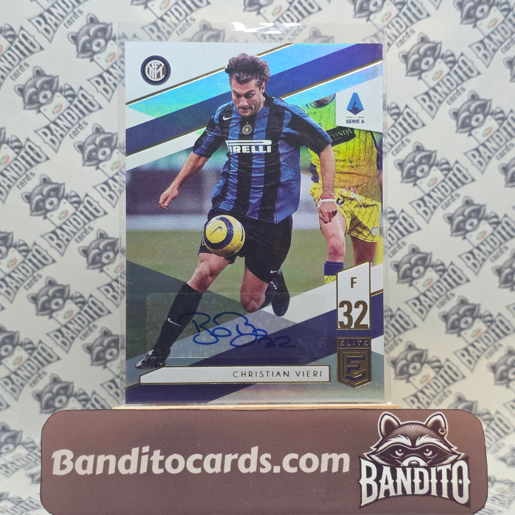 2019-20 Panini Chronicles Elite Cristian Vieri auto - Inter