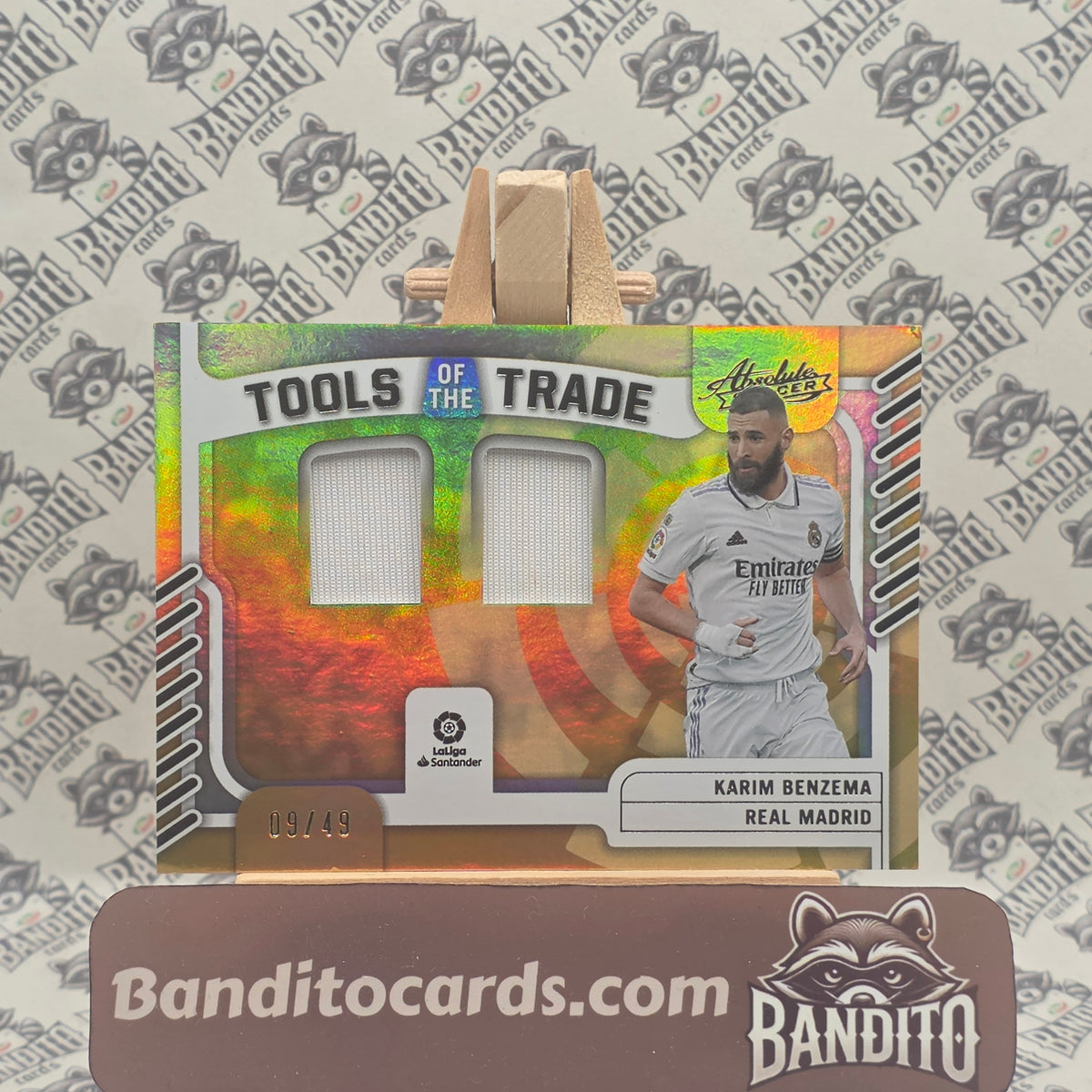 2022-23 Panini Chronicles La Liga Tools of the Trade Karim Benzema 9/49 - Real Madrid