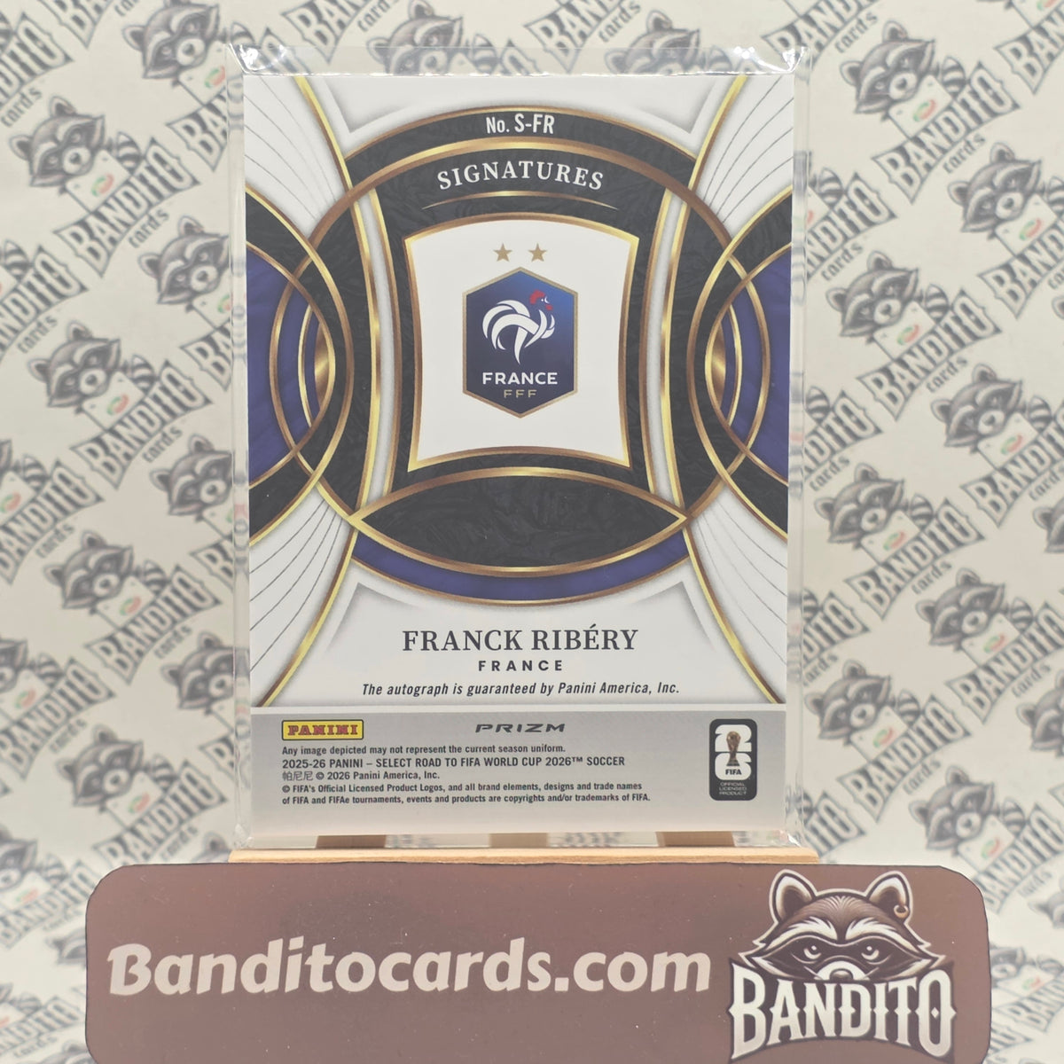 2025-26 Panini Select Franck Ribéry Auto - France