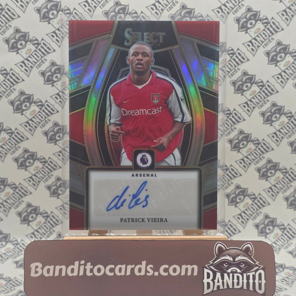2023-24 Panini Select Patrick Vieira Auto - Arsenal
