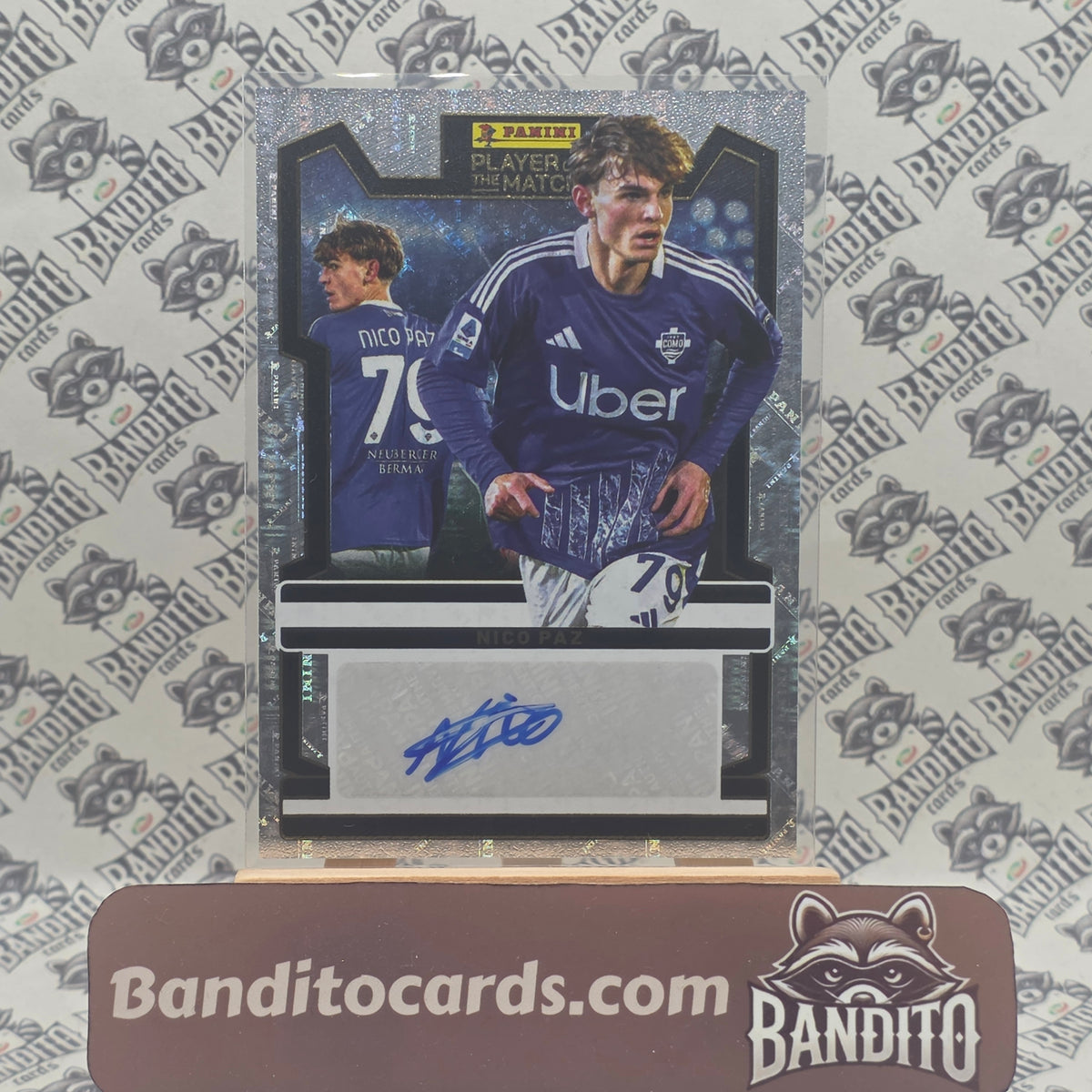 Panini Player of the Match Nico Paz Auto - Como