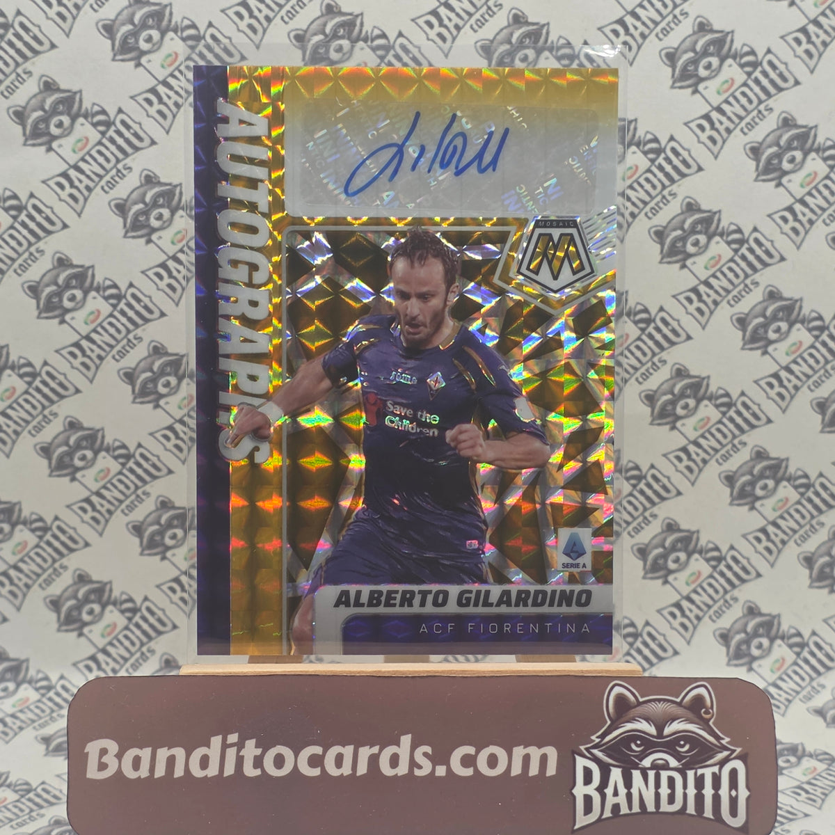 2021-22 Panini Mosaic Serie A Alberto Gilardino auto /10 - Fiorentina