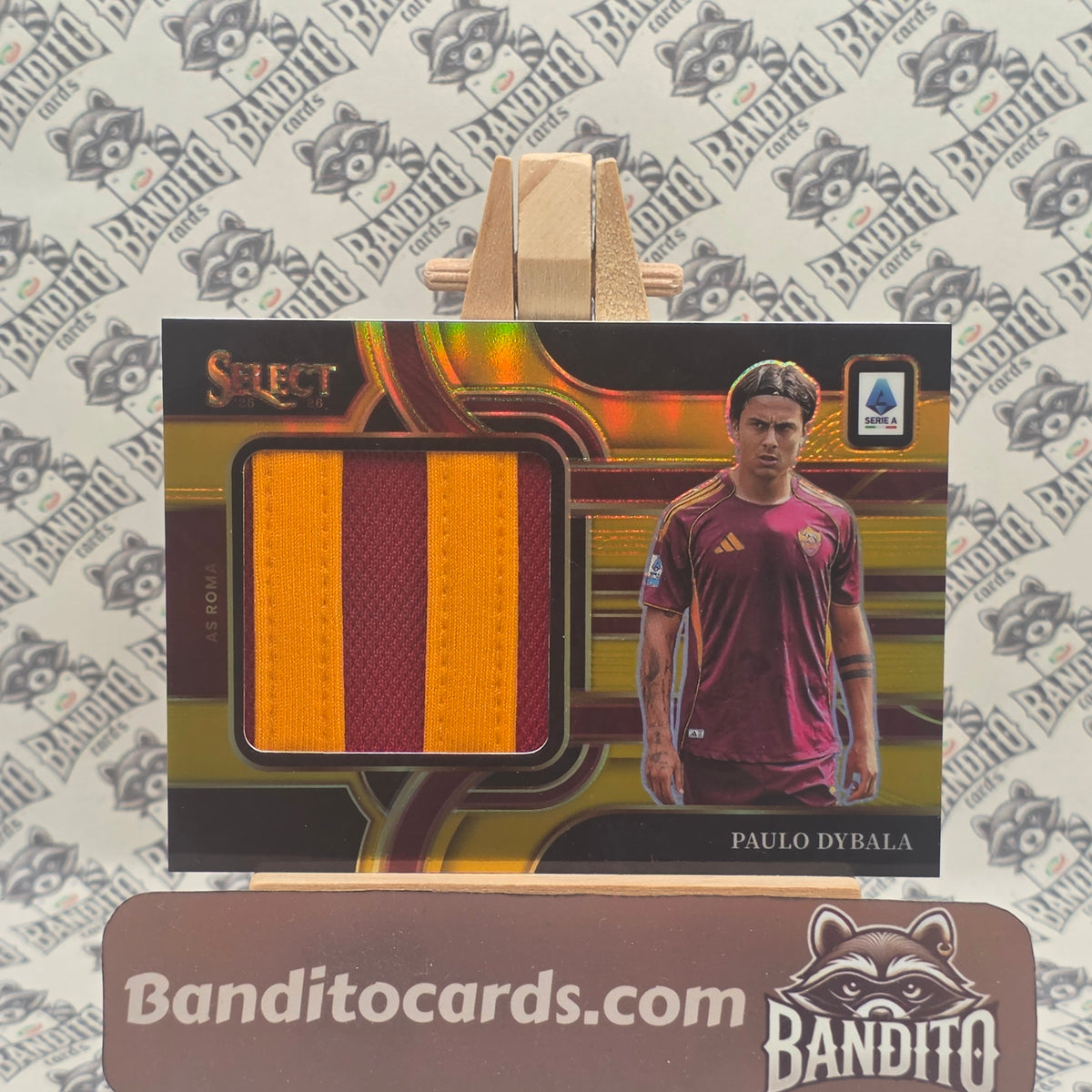2025-26 Panini Select Serie A Paulo Dybala Patch /10 - AS Roma