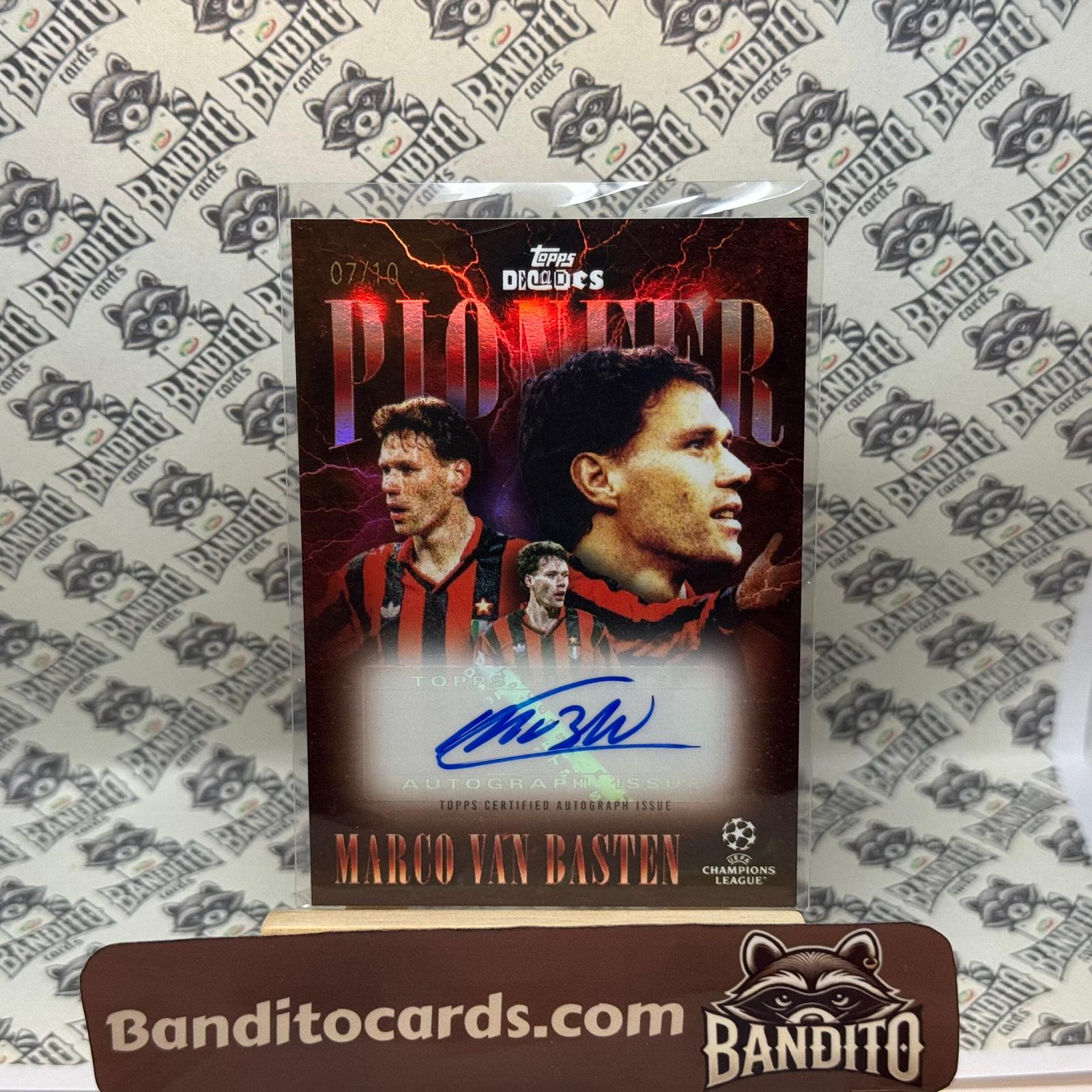 2024 Topps Decades Marco van Basten auto /10 - AC Milan