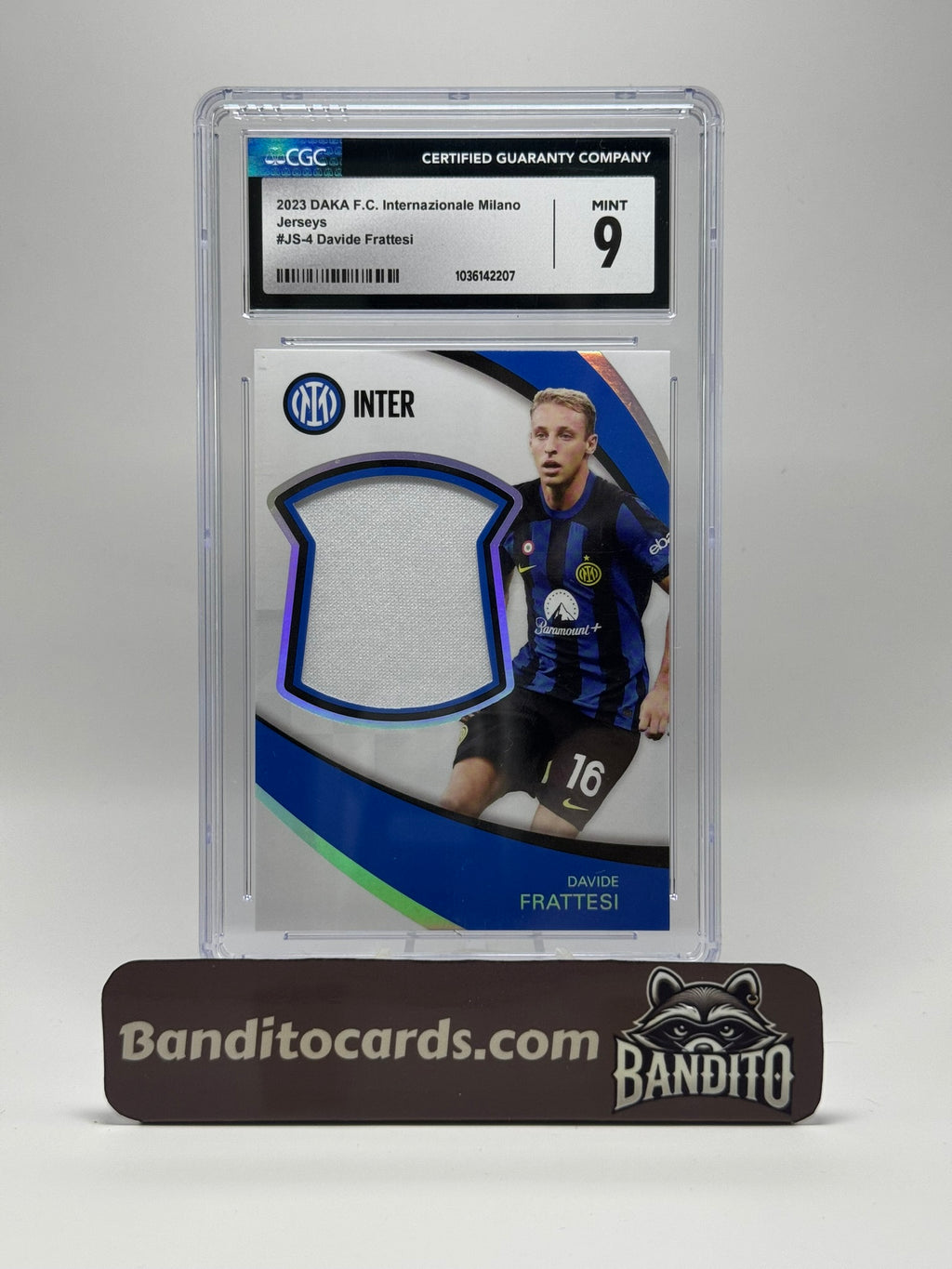 2023 Daka Inter Davide Frattesi patch /50 - CGC 9