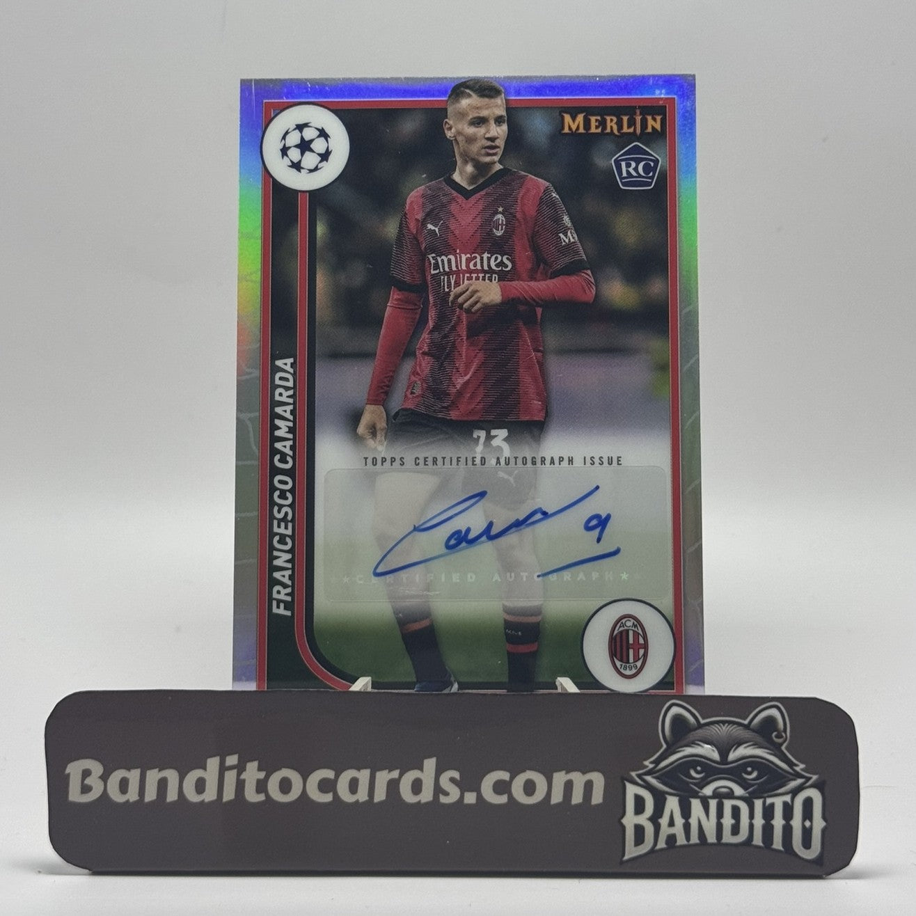 2023-24 Topps Merlin Francesco Camarda RC auto - AC Milan