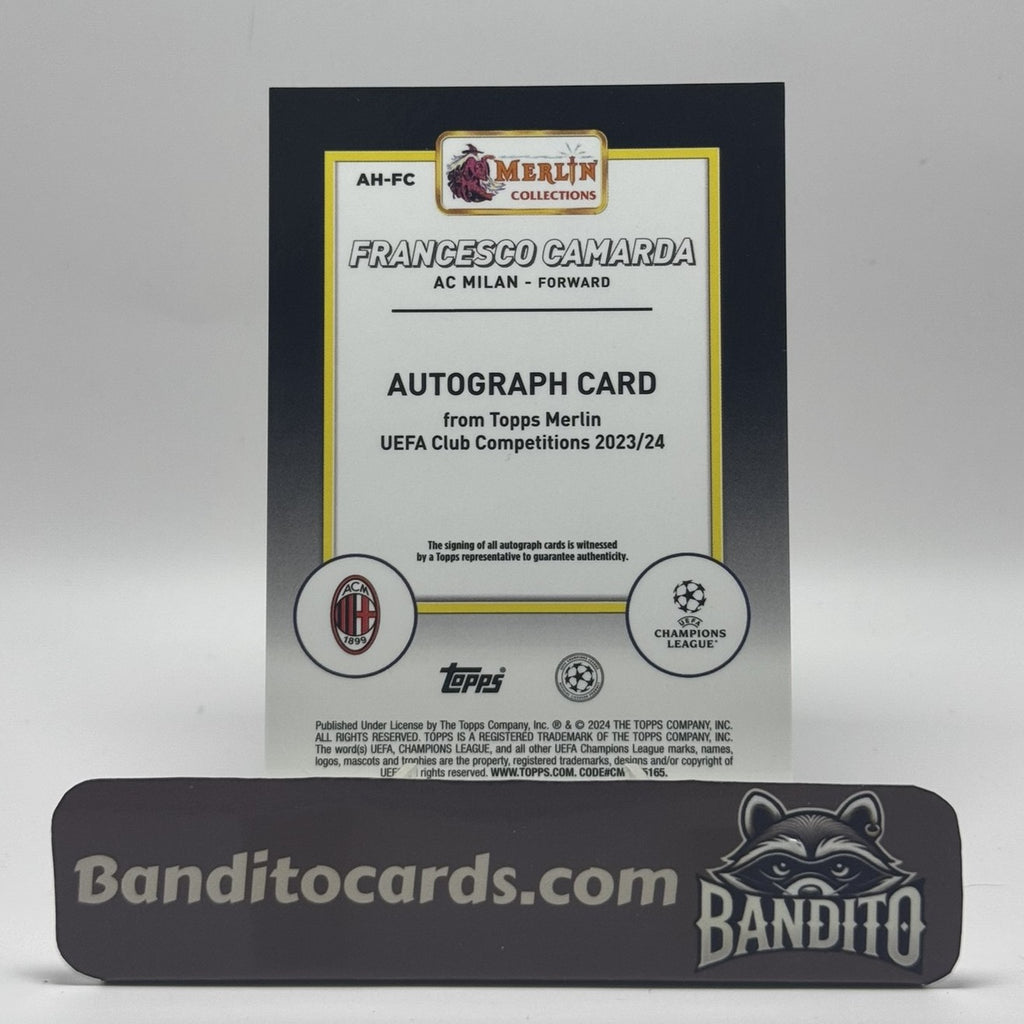 2023-24 Topps Merlin Francesco Camarda RC auto - AC Milan