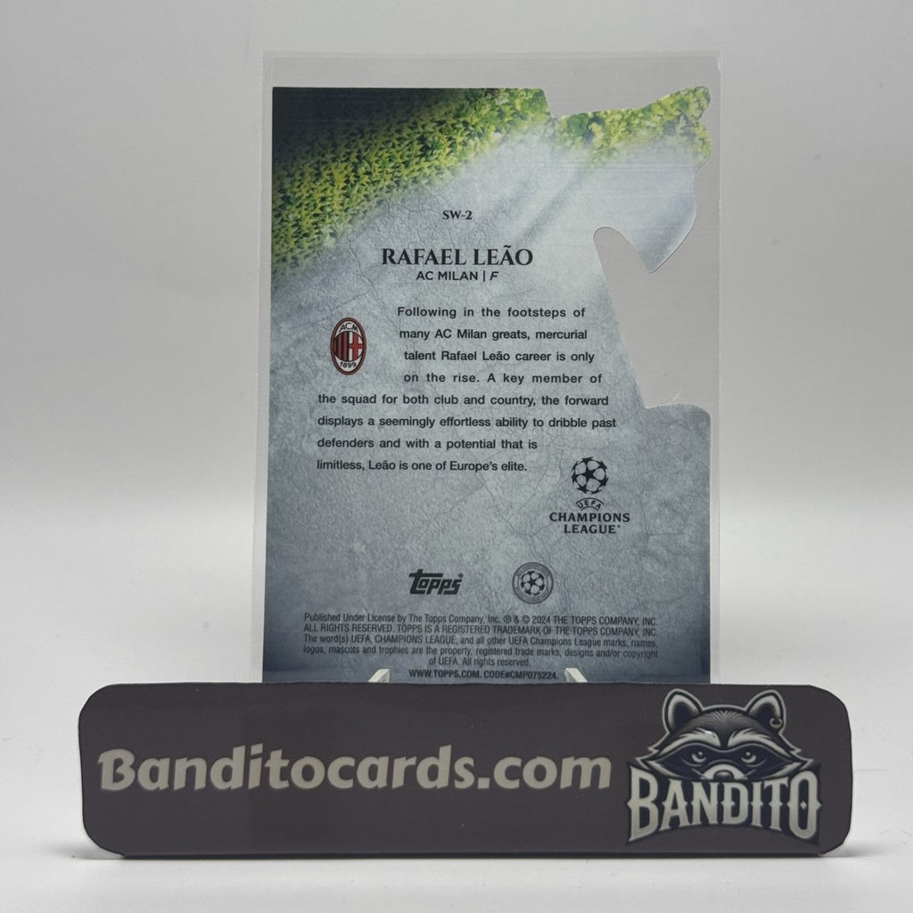 2023-24 Topps Merlin Rafael Leao Sword SSP - AC Milan