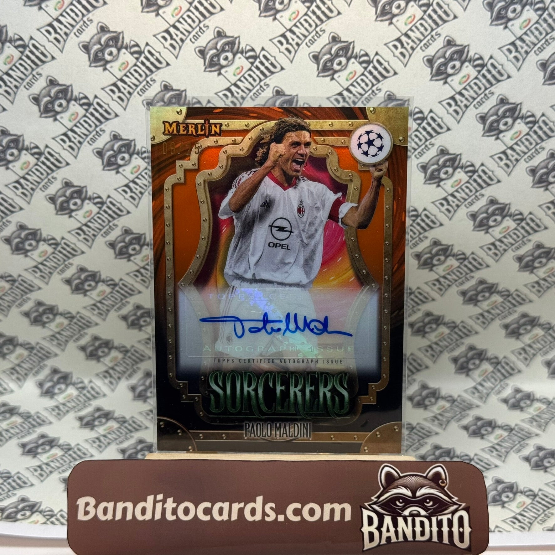 2023-24 Topps Merlin Paolo Maldini auto /25 - AC Milan
