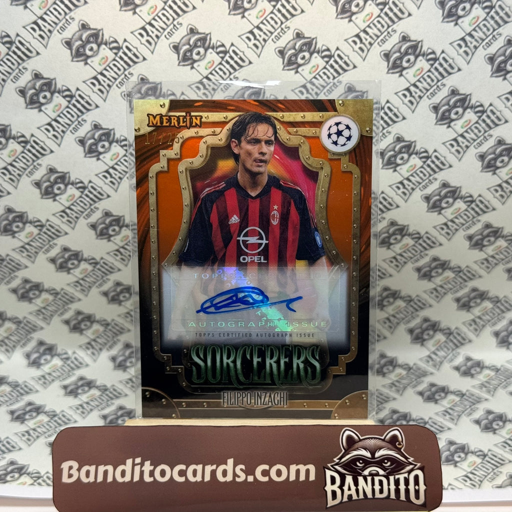 2023-24 Topps Merlin Filippo Inzaghi auto /25 - AC Milan
