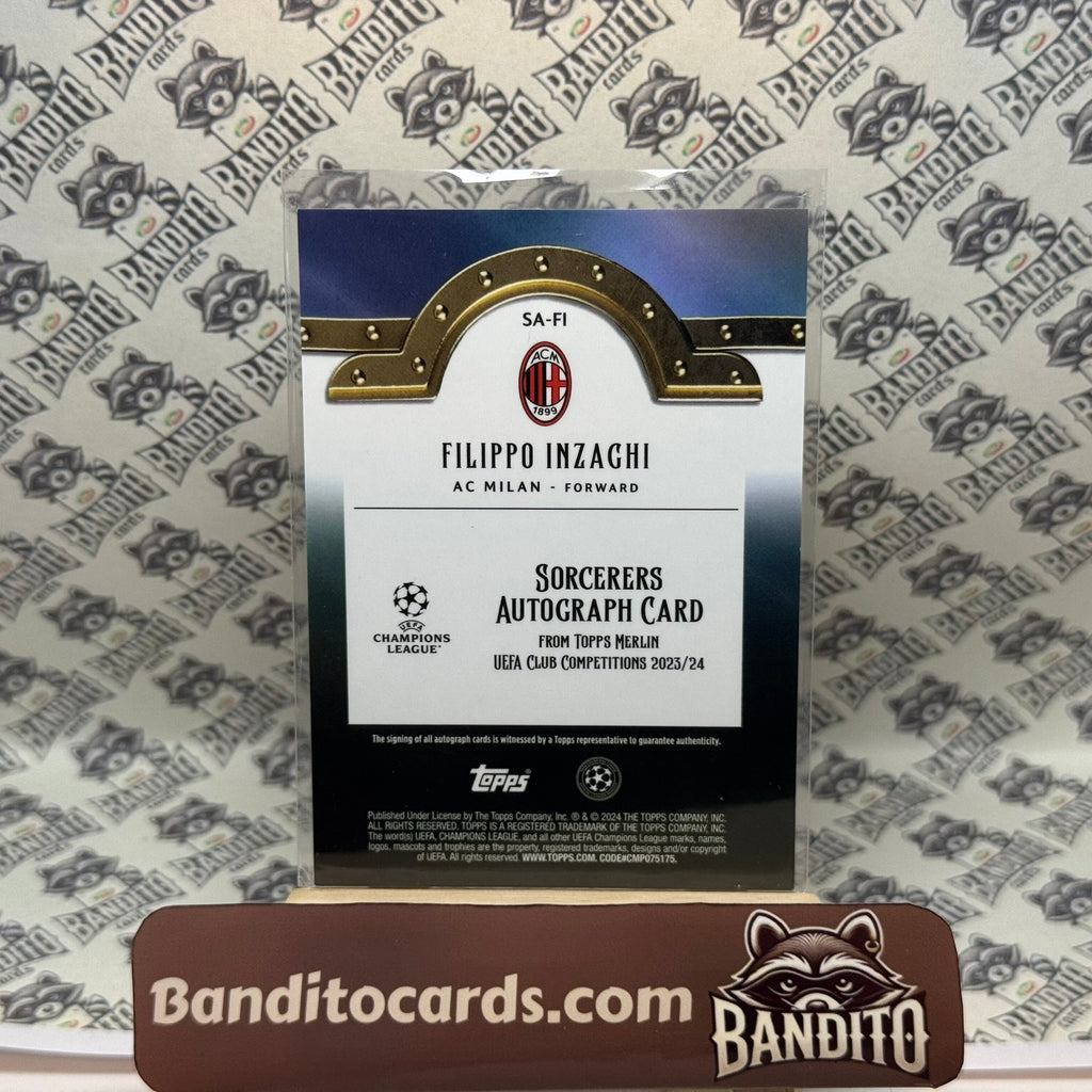 2023-24 Topps Merlin Filippo Inzaghi auto /25 - AC Milan
