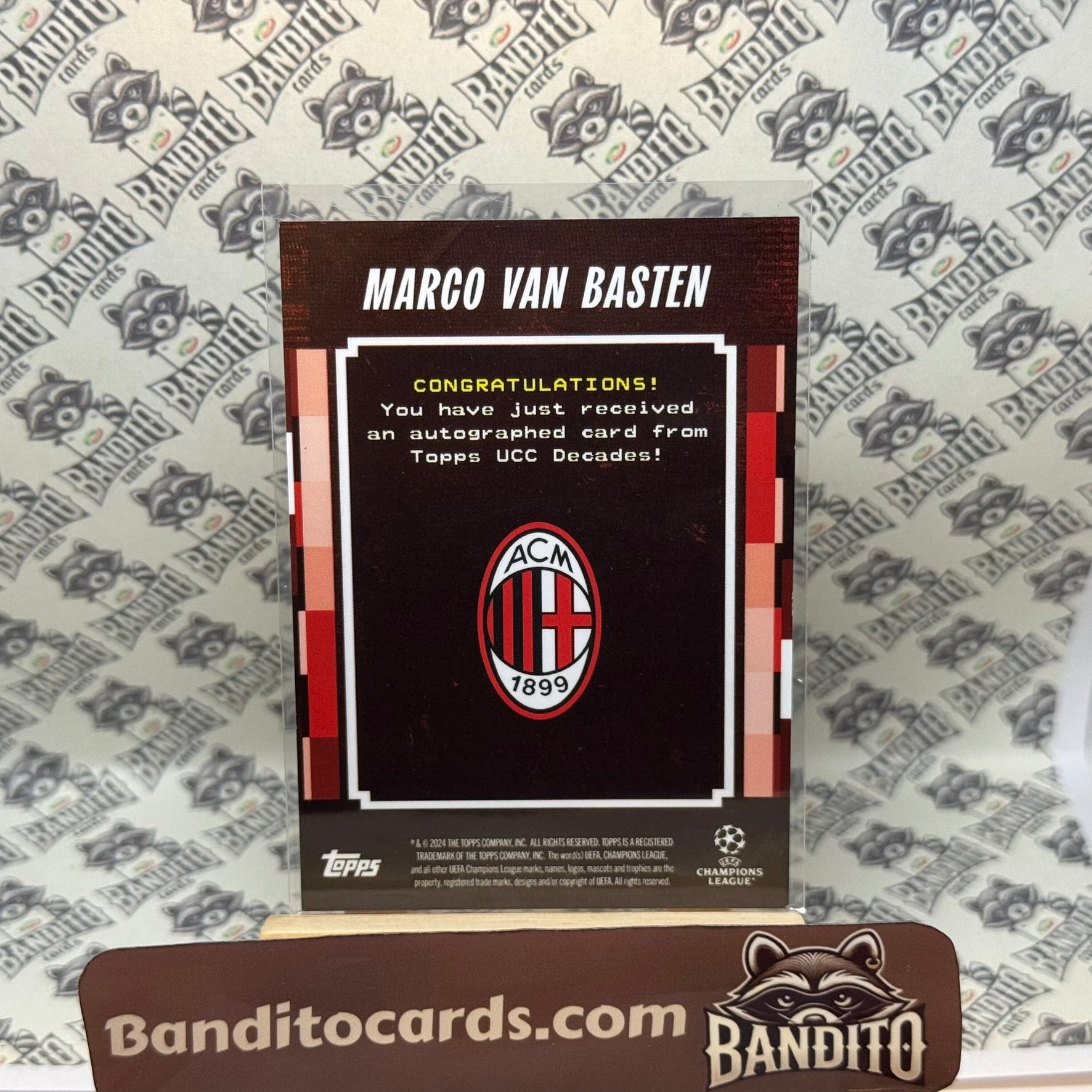 2024 Topps Decades Marco van Basten auto /10 - AC Milan