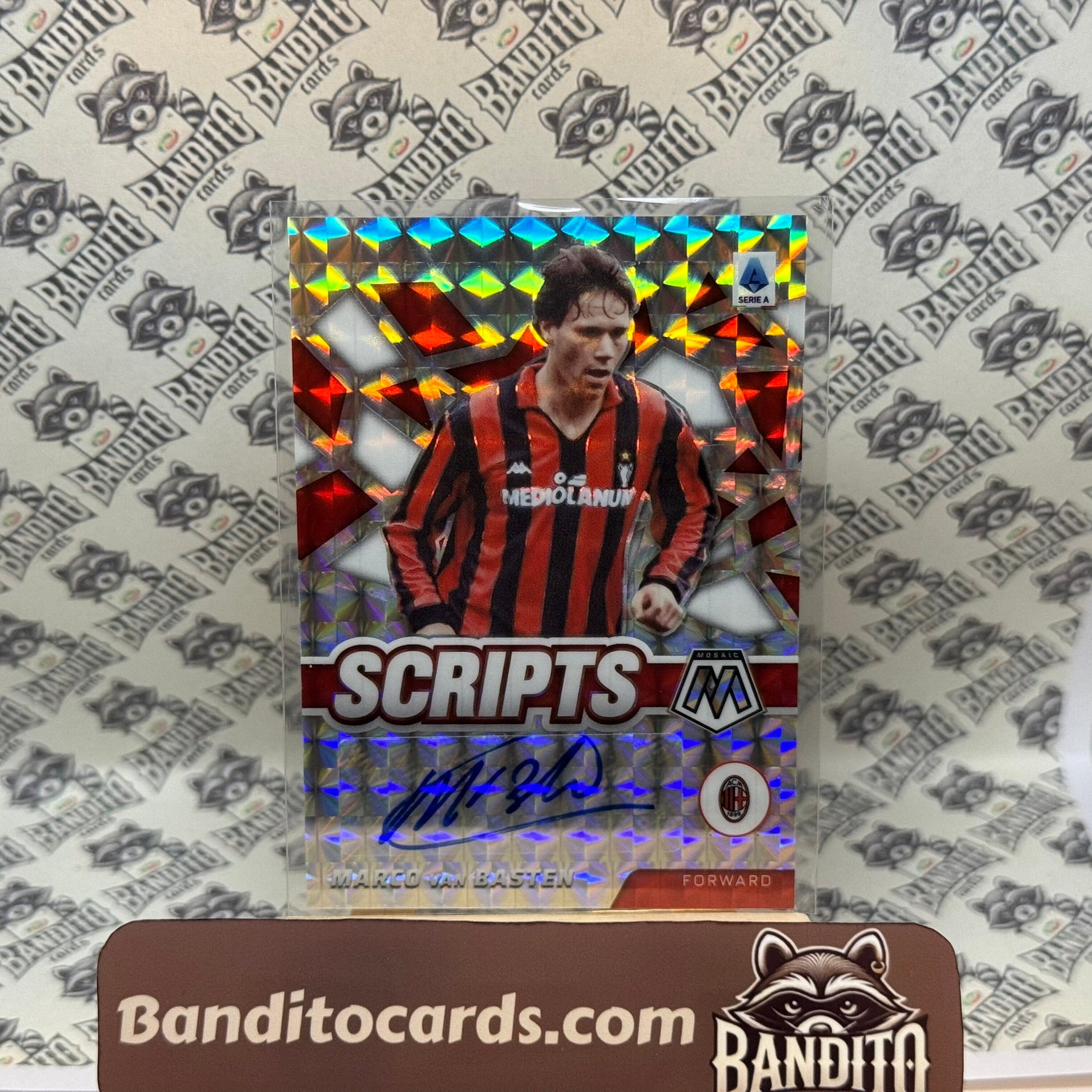 2021-22 Panini Mosaic Serie A Marco van Basten auto - AC Milan