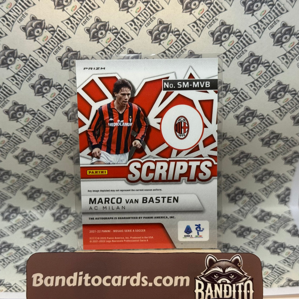 2021-22 Panini Mosaic Serie A Marco van Basten auto - AC Milan