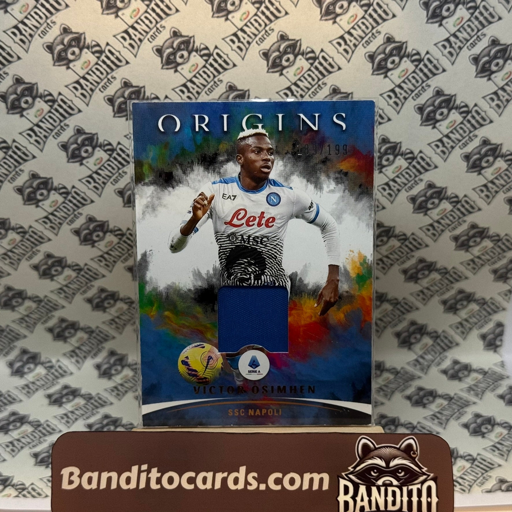 2021-22 Panini Chronicles Origins Victor Osimhen patch /199 - Napoli