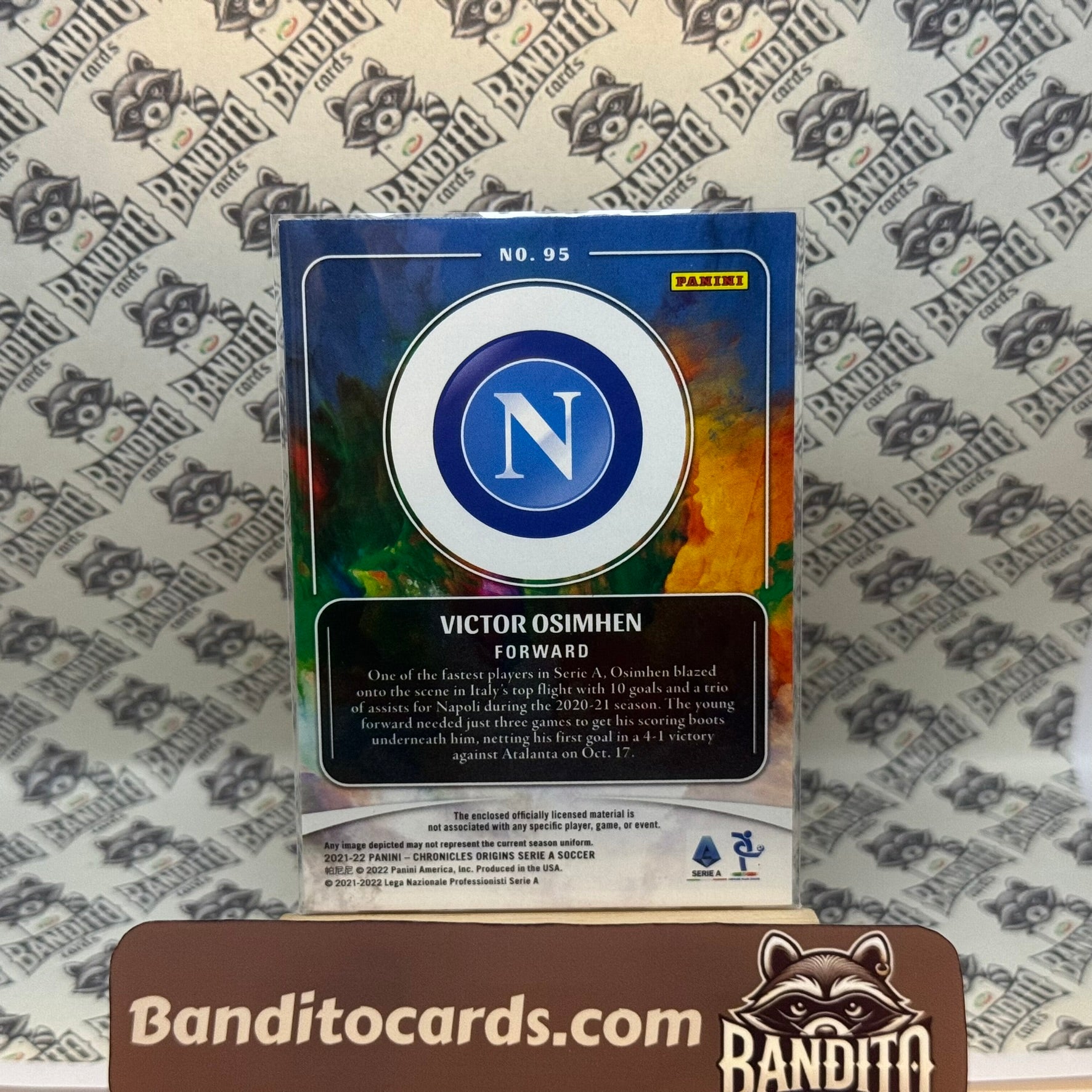2021-22 Panini Chronicles Origins Victor Osimhen patch /199 - Napoli