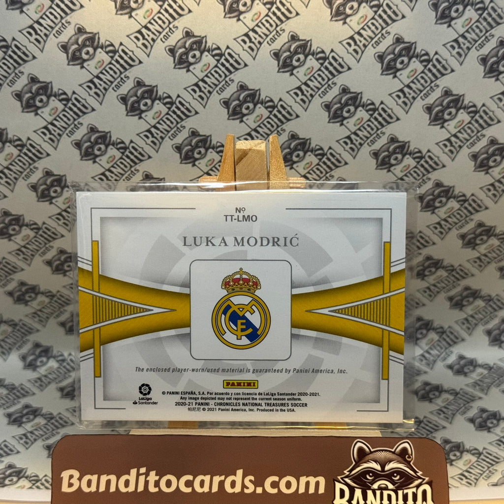 2020-21 Panini National Treasures Luka Modric patch /500 - Real Madrid
