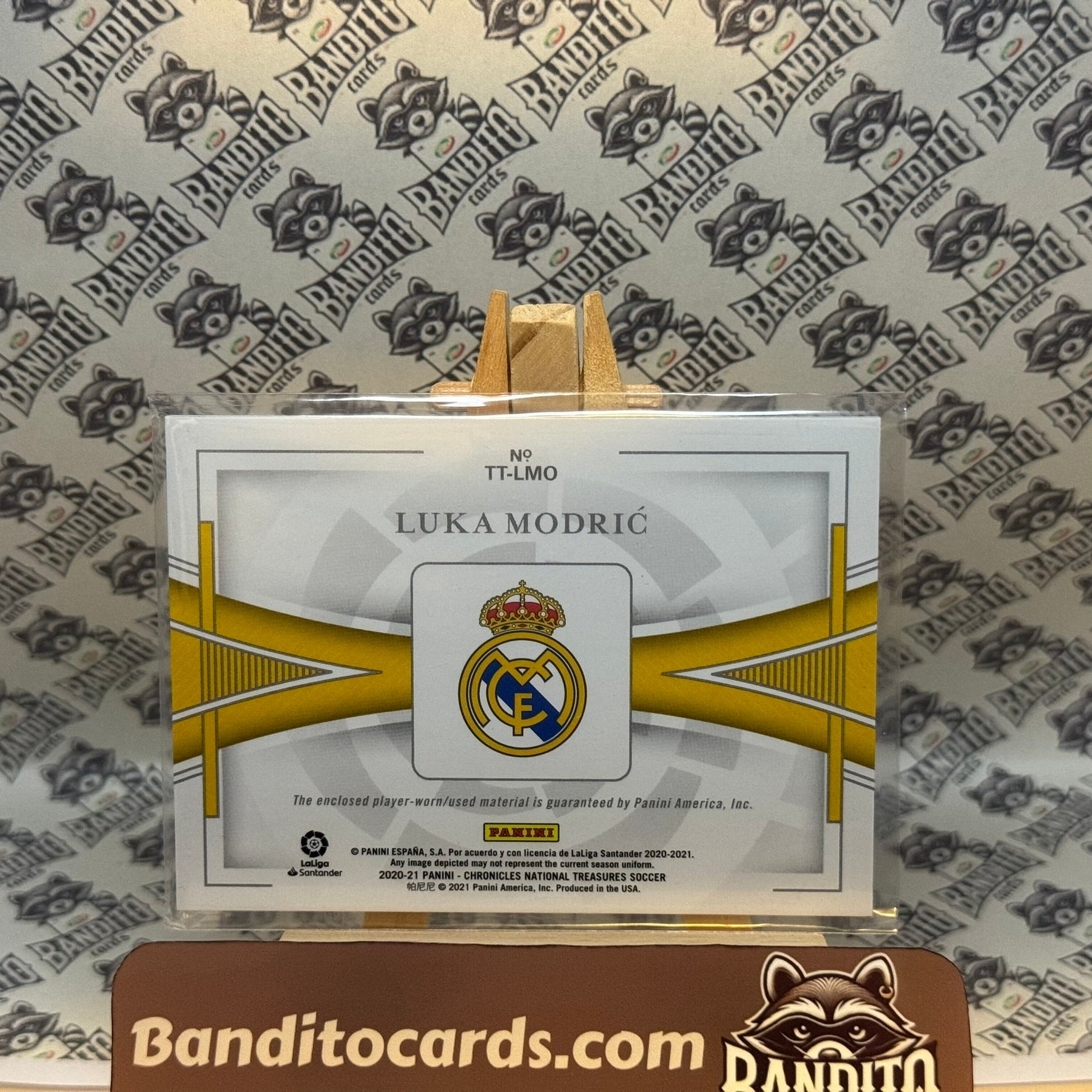 2020-21 Panini National Treasures Luka Modric patch /500 - Real Madrid