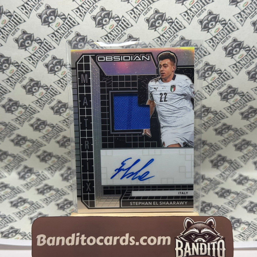 2020-21 Panini Obsidian Stephan El Shaarawy patch auto /99 - Italy