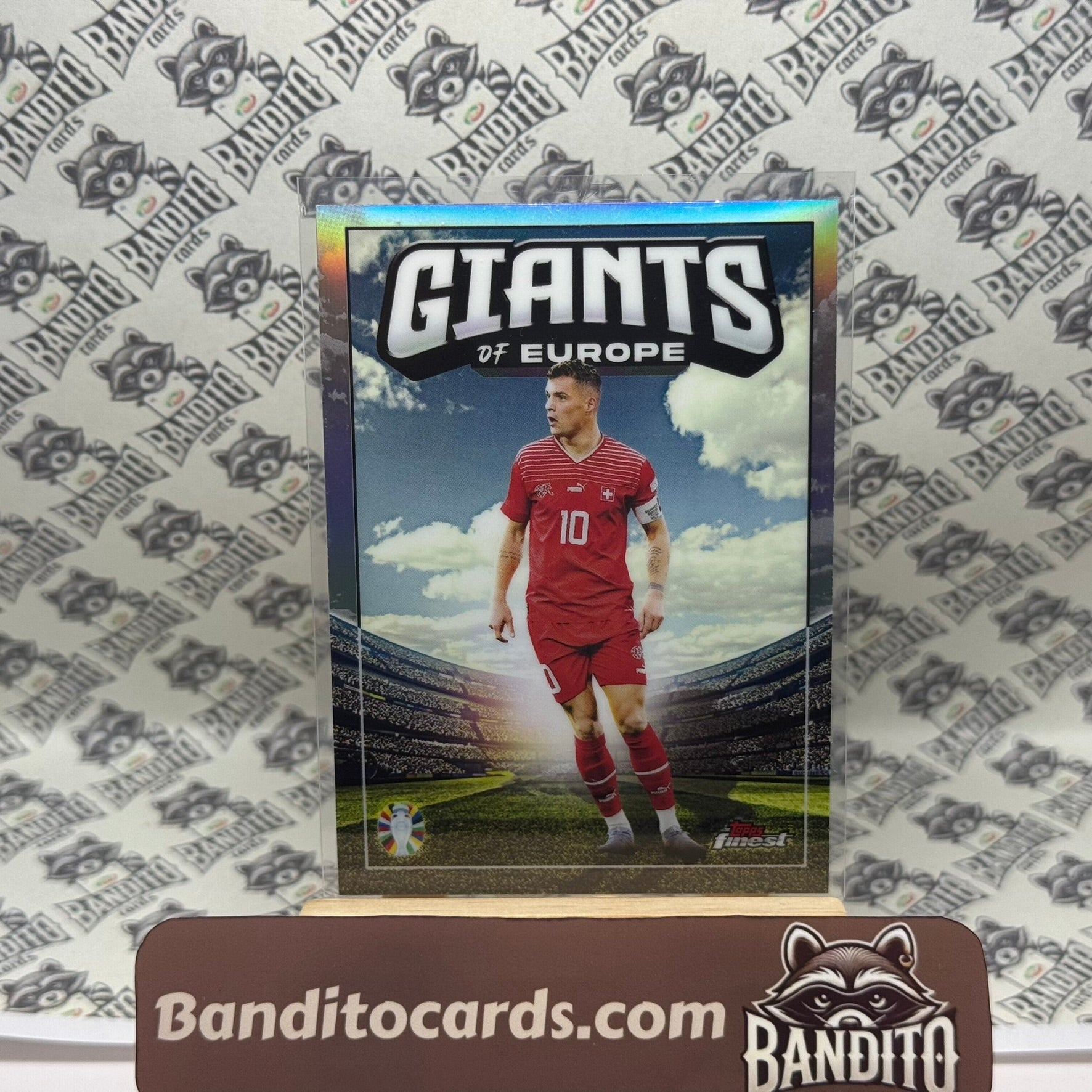 2023-24 Topps Finest Granit Xhaka Giants of Europe SSP - Switzerland