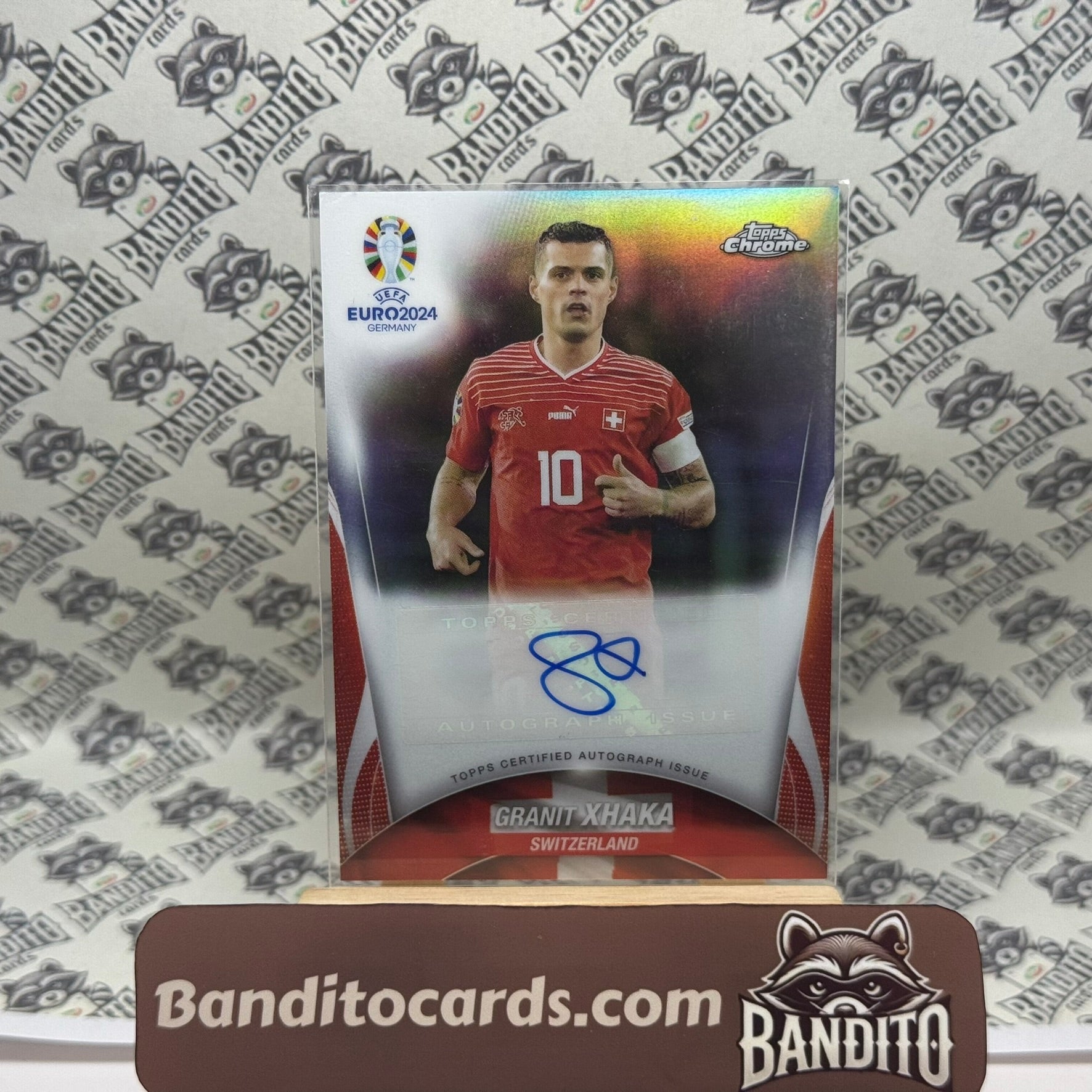 2023-24 Topps Chrome Granit Xhaka auto - Switzerland