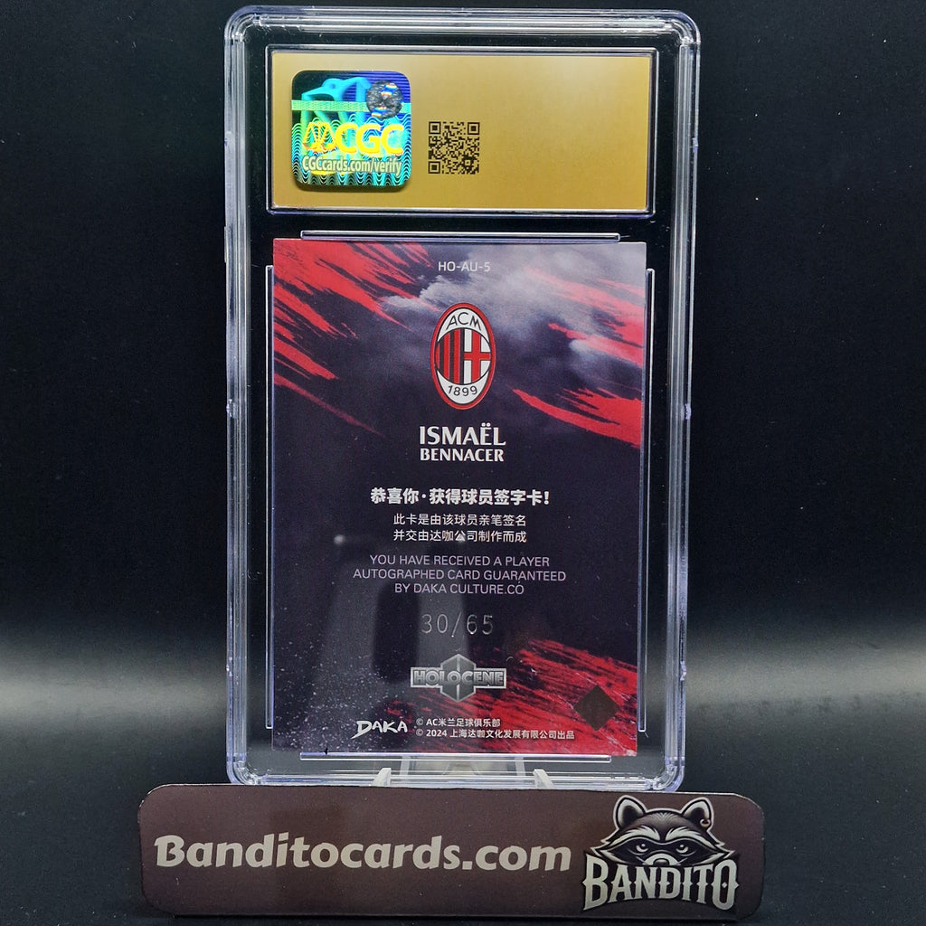 2024 Daka AC Milan Ismael Bennacer auto /65 - CGC 10 Pristine