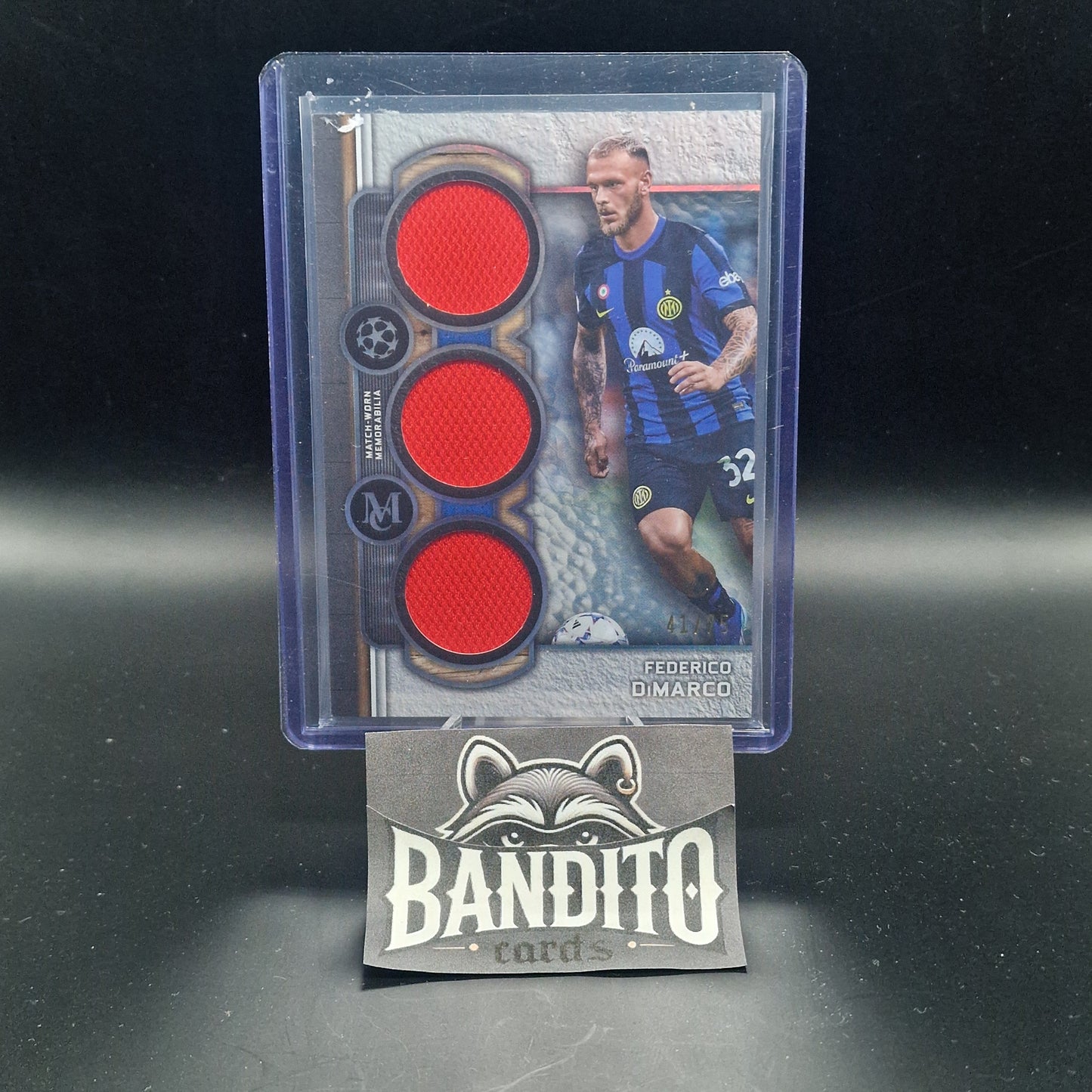 2023-24 Topps Museum Federico Dimarco 3x patch /75 - Inter