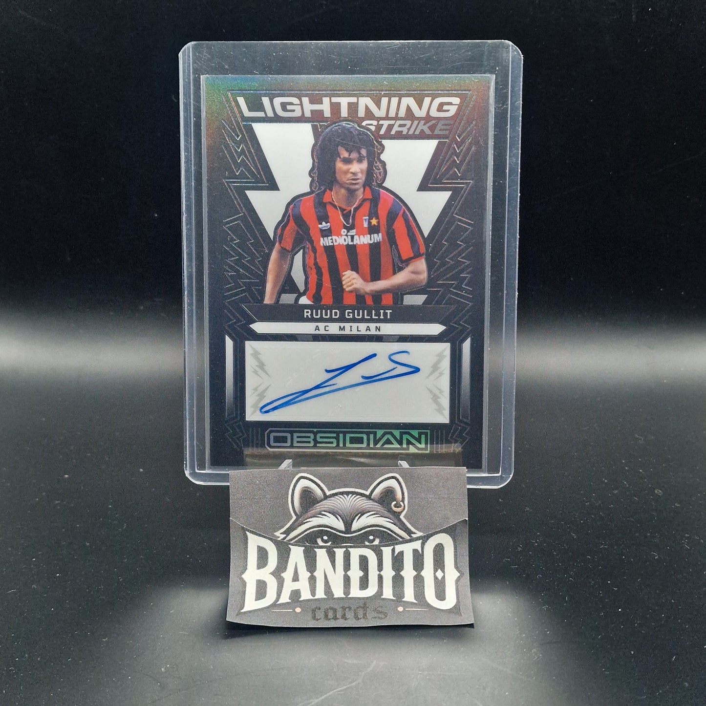 2022-23 Panini Obsidian Ruud Gullit auto /199 - AC Milan - Banditocards