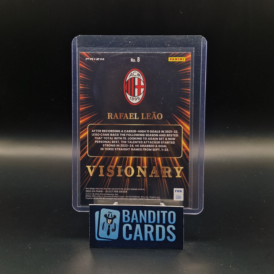 2023-24 Panini Select Fifa Rafael Leao Visionary SSP - AC Milan