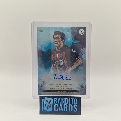 2022-23 Topps Inception Sandro Tonali auto /49 - AC Milan - Banditocards