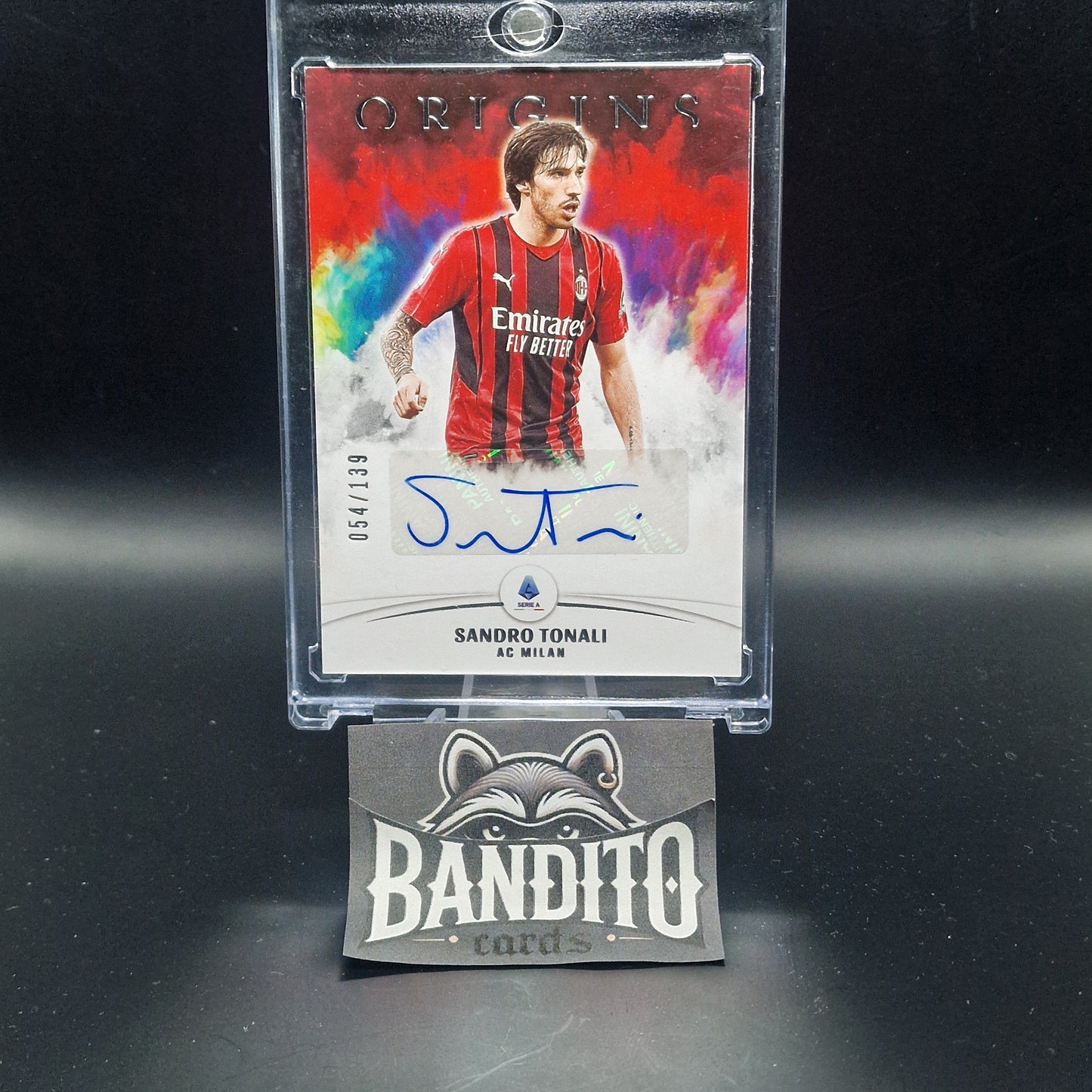 2021-22 Panini Chronicles Origins Sandro Tonali auto /139 - AC Milan sports cards store AC Milan,auto,Chronicles,Italy,Panini,serie a