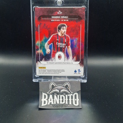 2021-22 Panini Chronicles Origins Sandro Tonali auto /139 - AC Milan sports cards store AC Milan,auto,Chronicles,Italy,Panini,serie a